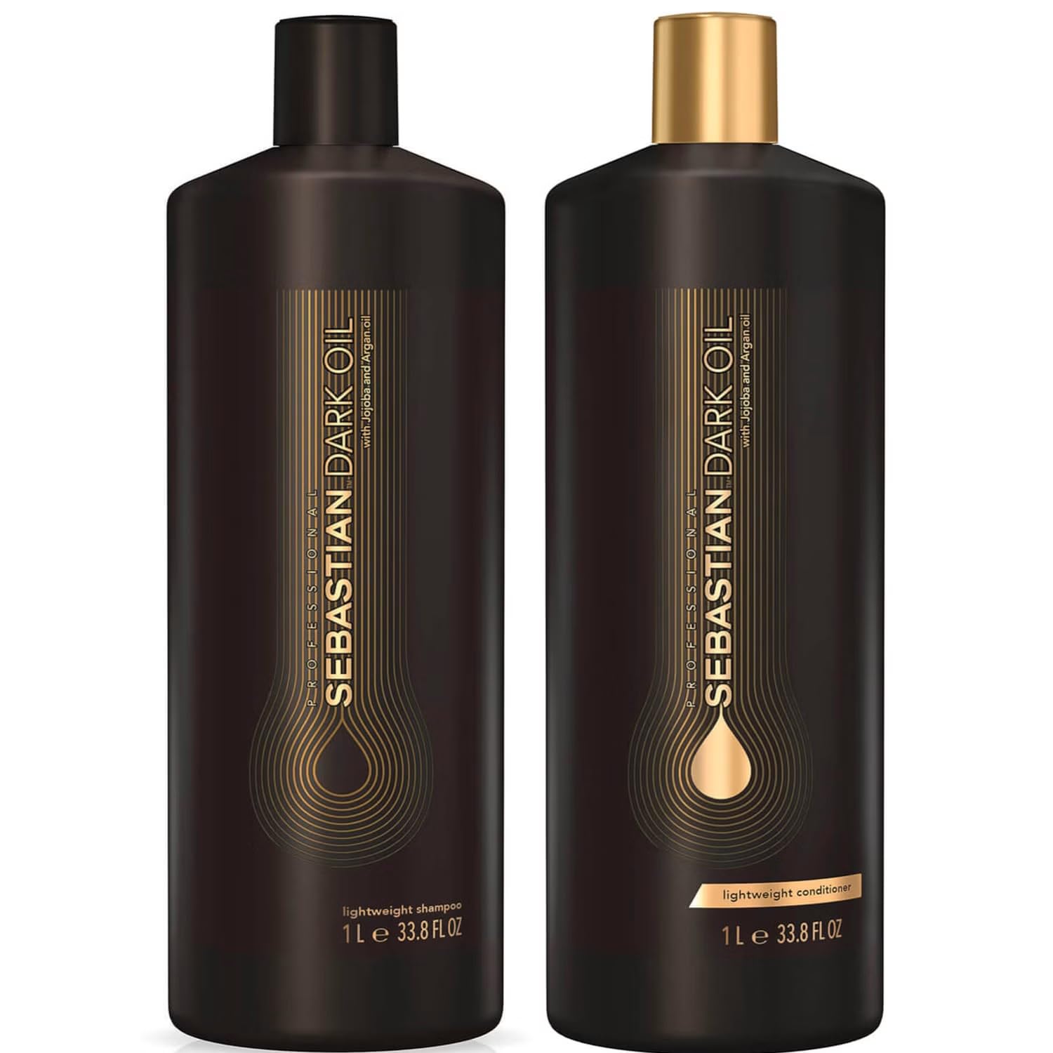 Sebastian Dark Oil Shampoo 1000 ml + Conditioner 1000 ml
