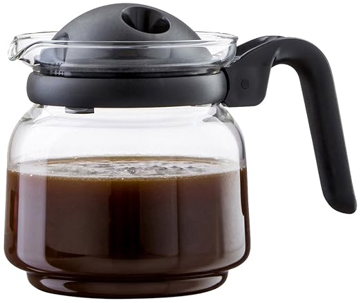 Boral 46020 jarra de cristal Venecia 0,75 litro microondas, negro ...