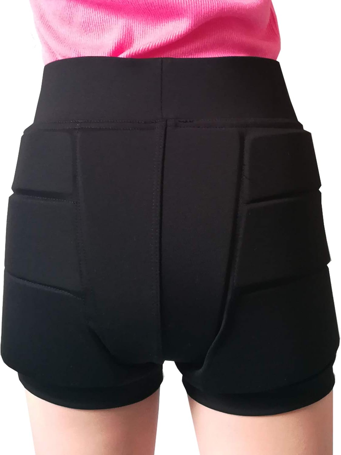 Youper Girls Protective Padded Shorts for Skating, Skateboarding, 3D Protection for Hip & Tailbone: Clothing