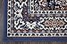 Home Dynamix Premium Sakarya Traditional Medallion Border Area Rug, Country Blue, 9'2