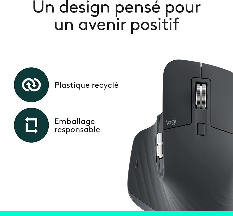 MX Master 3S - Souris sans fil performante (Graphite)