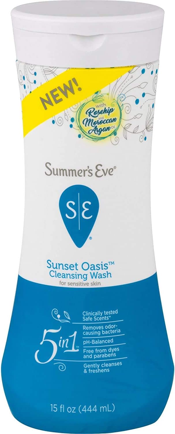 Summer's Eve Summer's Eve Cleansing Wash, Sunset Oasis, 15 Fl Oz, 15 Oz: Beauty