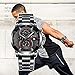 Mens Watches,Elegant Business Style Casual Sport Wrist Watch with Calendar Multifunctional Stainless Steel Chronograph Watch (AllBlack)