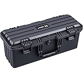 Lykus HC-4230 Waterproof Hard Case with Customizable Foam Insert, Interior Size 16.81x5.31x6.69 in, Suitable for long slim items