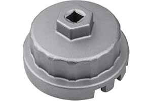 IBETTER Heavy Duty Oil Filter Wrench for Toyota,Lexus,RAV4,Camry,Tundra, Highlander, Sienna and More-Cup Style Oil Filter Cap Removal Socket Tool for 2.5-5.7L Engine with 64mm Cartridge Style Oil Filter