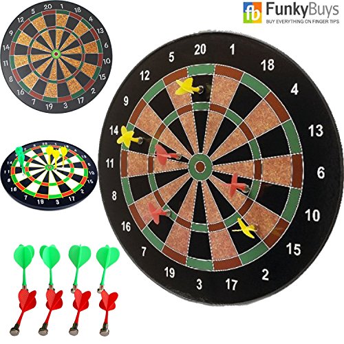 18" Official Size Dartboard With 6 Darts Included Child Kids