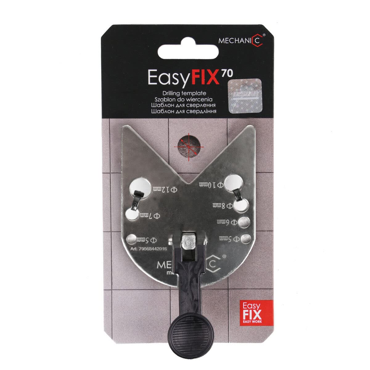 Drill guide aid, centring aid, tile drilling aid, drilling gauge with suction cup, drilling template, drill guide, centring tool for woodworking, tiles, marble, ceramic, glass, mounting device