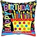 Kaleidoscope Happy Birthday Cake Foil Mylar Balloon , 18
