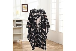 63 x 57 Inch Hair Cutting Cape, Cape for Hair Cutting,for Men Women & Adults – Adjustable Waterproof Cut for Salon, Hair Coloring with Elastic Neck (Barber Supplies)