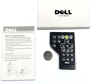 Genuine DELL NU853 Travel Remote Control Designed for Windows Media Center Applications and Compatible with Studio 15, 17, 1535, 1536, 1735, 1737, and Vostro 1400,1500,1700, and Inspiron 1420, 1520, 1521, 1525, 1720, 1721, 1725, and XPS M1330, M1530, M1730.