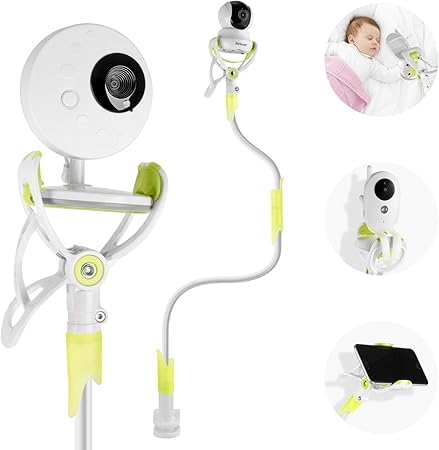 Universal Baby Monitor Holder Baby Camera Mount Shelf Infant Video Monitor Holder And Safer Flexible Camera Stand For Most Baby Monitors Green Amazon Co Uk Baby