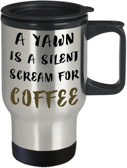 Scream Stainless Travel Mug With Lid 14 Oz