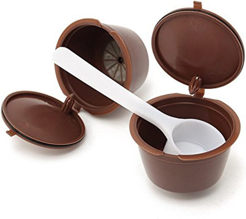 Reusable Nescafe Dolce Gusto Capsules Filter Cup Compatible with Mini Me, Genio, Piccolo, Esperta and Circolo