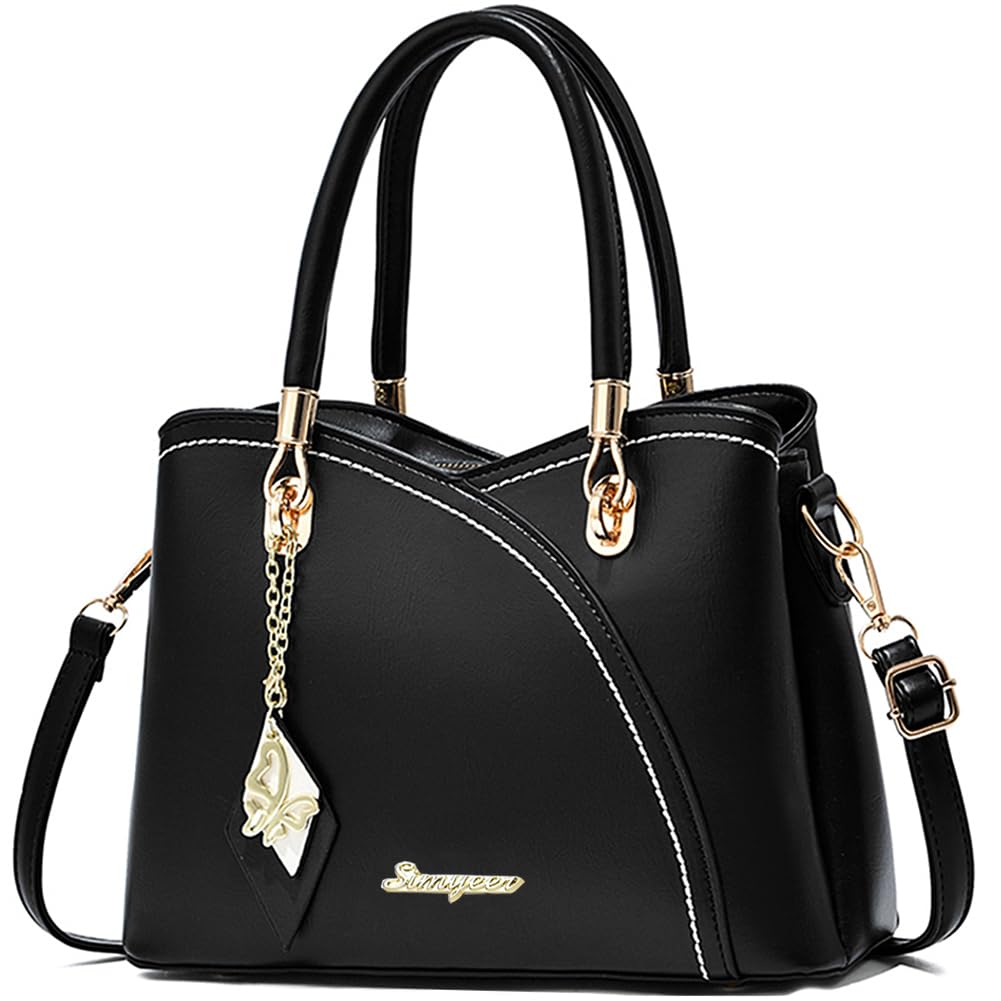Photo 1 of SiMYEER Purses and Handbags Top Handle Satchel Shoulder Bags Messenger Tote Bag for Ladies