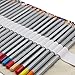 BTSKY® Canvas Colored Pencil Roll Wrap 72 Slot-Adult Coloring Pencil Holder Organizer for 72 Colored Pencils, NO Pencils (Bohemian)