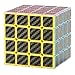 Twister.CK Carbon Fiber Sticker 4x4x4 Puzzle Cube ,Speed Cube Puzzle Cube Black 60mm,Smooth Magic Cube Puzzles,Great Corner Cutting,Turns Quicker and Smoother Than Original,100% !