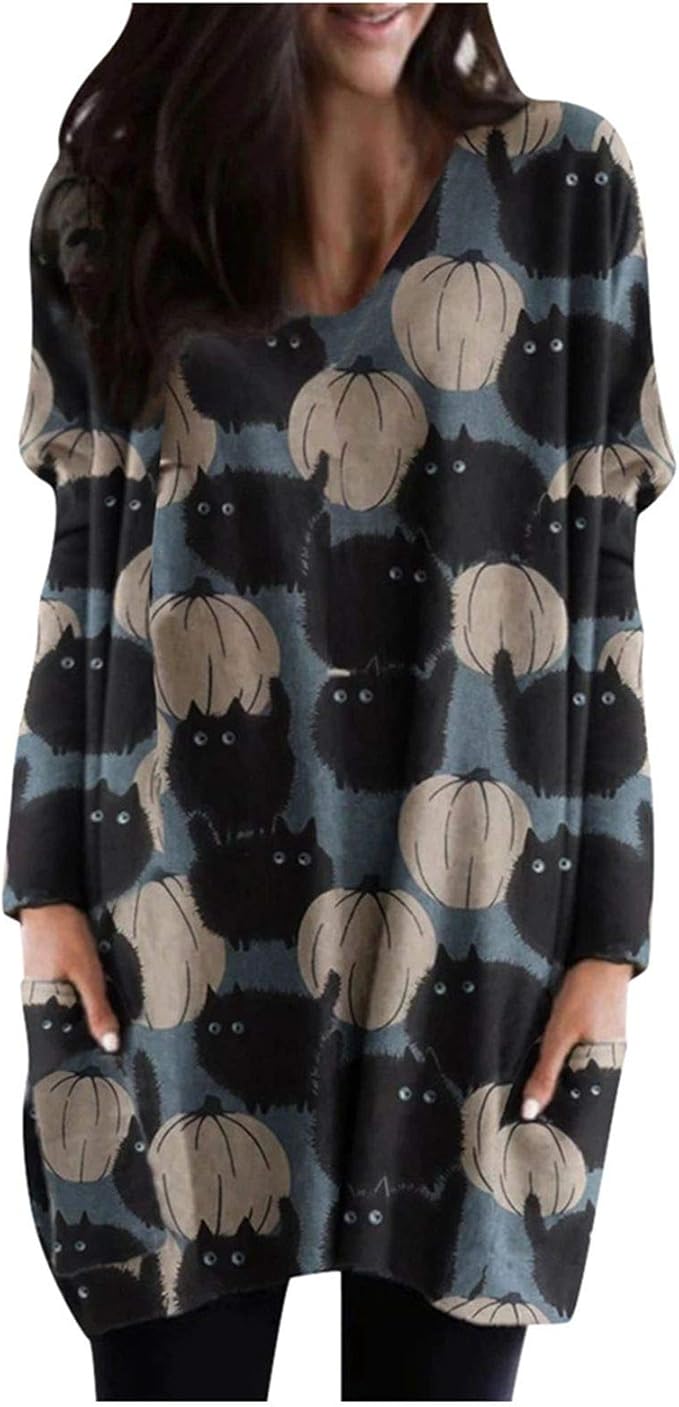 oversized pumpkin sweatshirt