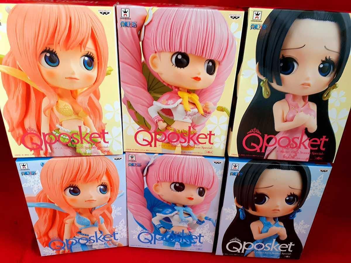 Amazon ワンピース しらほし姫 ペローナ ハンコック Qposket Spring Winter Ver Q Posket Girls Season Special フィギュア 冬 春 6種 フィギュア ドール 通販