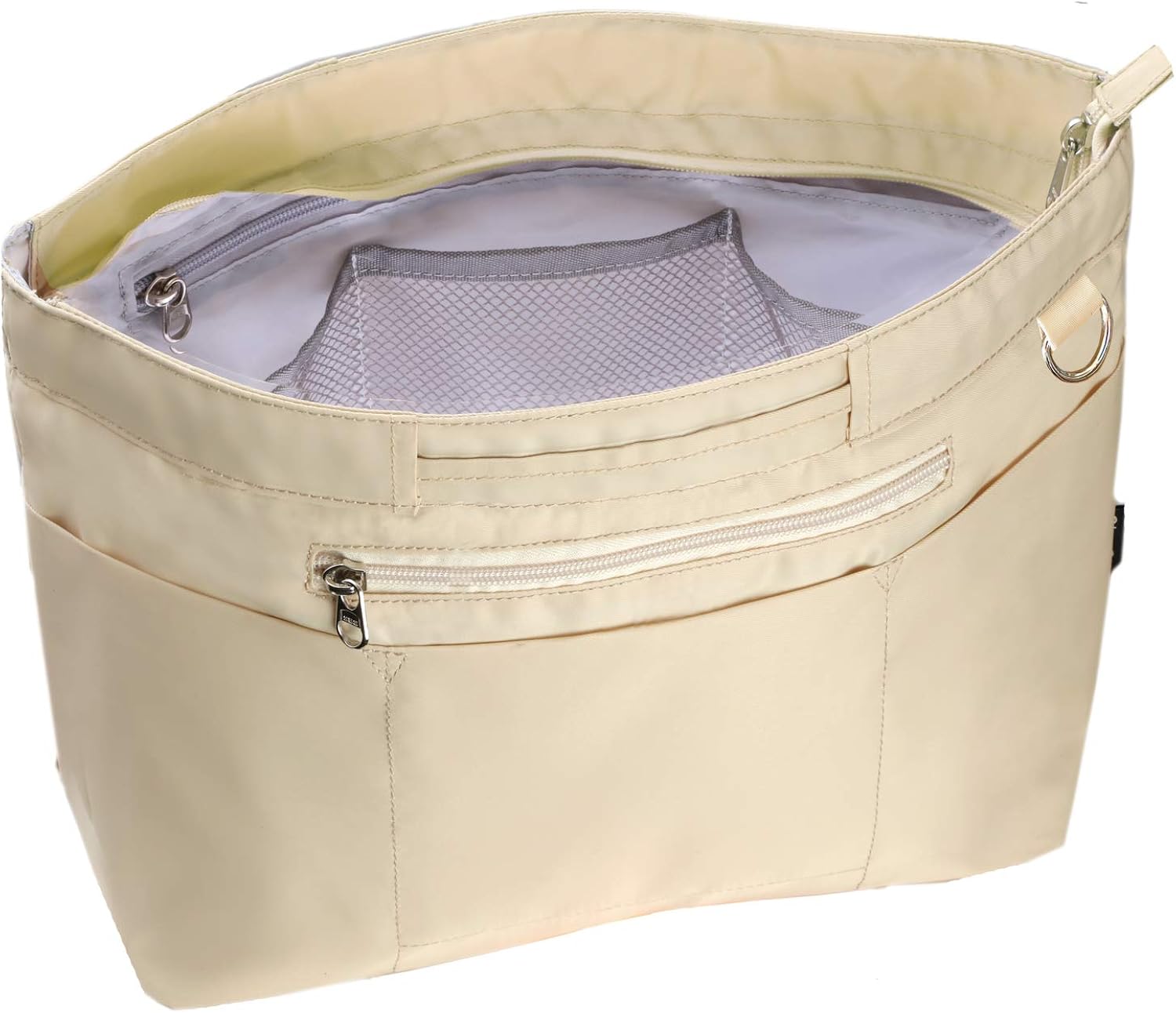 C two Q バッグインバッグ インナーバッグ 軽量 自立 大容量 収納 バッグ ベージュ