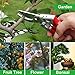 WYF 8.3 Inches Bypass Pruning Shears, Professional Hand Pruners Garden Clippers with SK5 Stainless Steel Blades, Flower Cutter, Garden Shear, Secateurs Hand Trimmers for Gardening