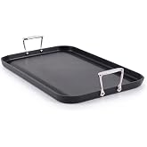 All-Clad HA1&reg; Expert Nonstick, 13"x20" Double Burner Griddle Pan | Rectangular griddle pancake pan, Scratch-Resistant Exterior, Warp Resistant, Dishwasher safe, Oven Safe up to 500&deg;F