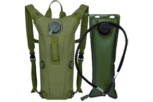 ATBP Tactical Hydration Pack 3L Water Bladder Backpack Lightweight Water Storage Reservoir Bag Daypack for Running Hiking Cycling Biking