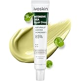 IVOSKIN Cica Redness Relief Treatment Cream, Soothing & Hydrating Green Correcting Moisturizer with Madecassoside, Helps Repair Skin Barrier for Sensitive Skin, Vegan, Korean Skincare (1.76oz / 50g)