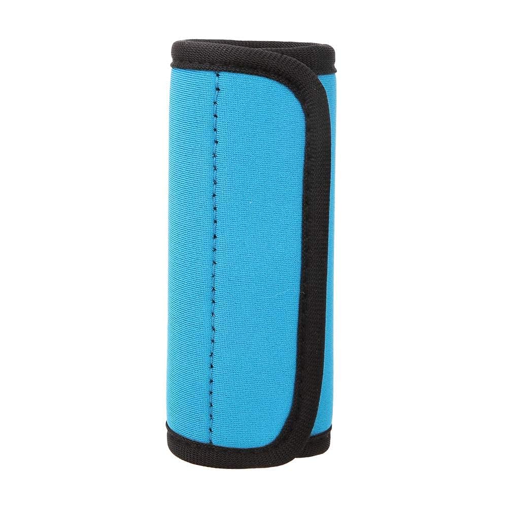 Suitcase Handle Cover Comfort Neoprene Luggage Handle Wrap Grip Luggage Identifiers For Traveling(Blue)