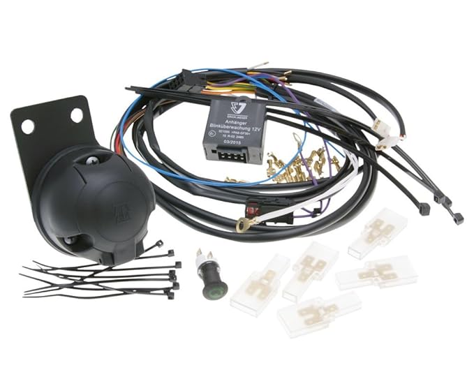 Elektrosatz Anhängerkupplung 7-polig (ISO) für Quad und ATV