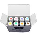 AmeriColor Soft Gel Paste Food Color, Junior Kit-8 assorted colors,0.75 oz bottles