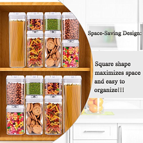 image for Senbowe [7-Piece] Air-Tight Food Storage Container Set with Durable Pl