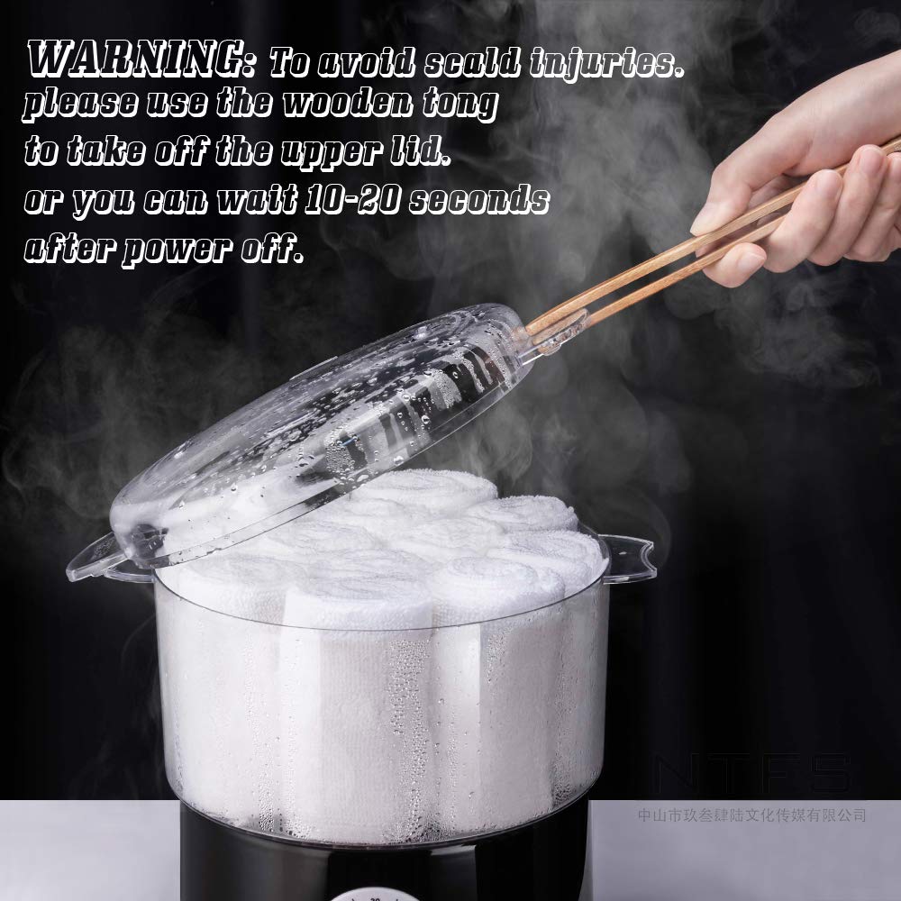 Fast Heating Mini Towel Steamer, Towel Warmer Multiple Use for Day Spa, Nail Salon, Barber and Hot Shaving.: Beauty