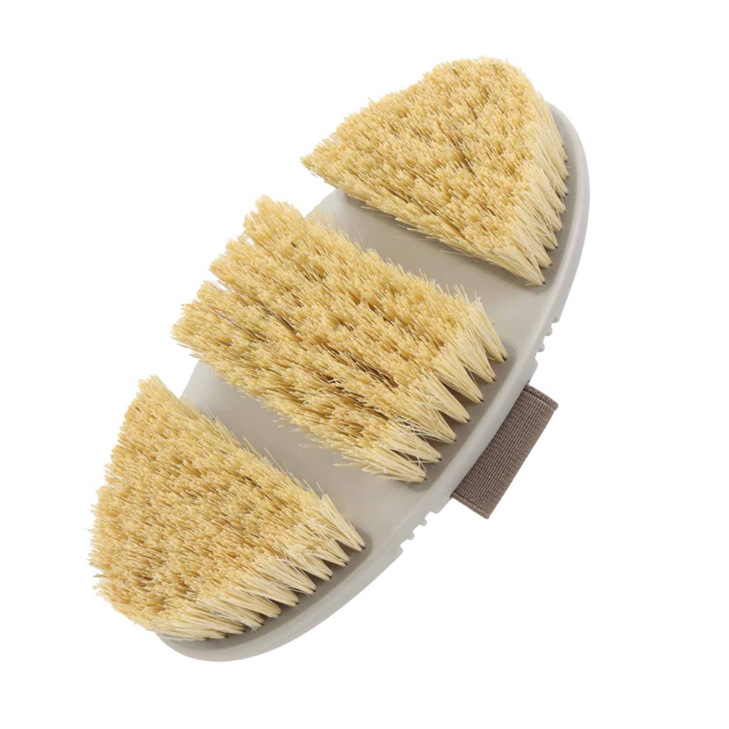 BORFUE Flexible Scrubbing Brush with Hard Bristles Multi Purpose Cleaning Brush Horses Hair Body Brush for Horse Grooming Care