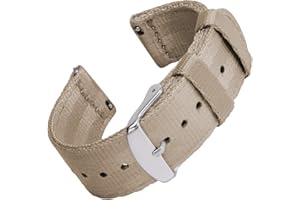 Archer Watch Straps - Seat Belt Nylon Quick Release Watch Bands | Multiple Colors, 18mm, 20mm, 22mm