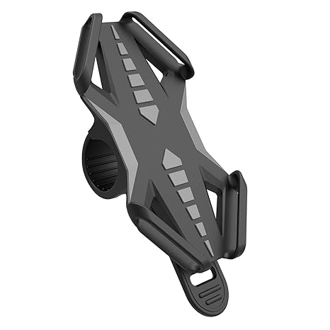 VOGEK Fahrrad Handyhalter, Universal Silikon Handyhalterung Fahrrad Motorradhalter Fahrradlenker Handy Halterung für iPhone/S
