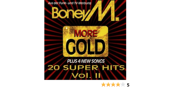 Boney M More Gold Super Hits Vol Ii Amazon Com Music