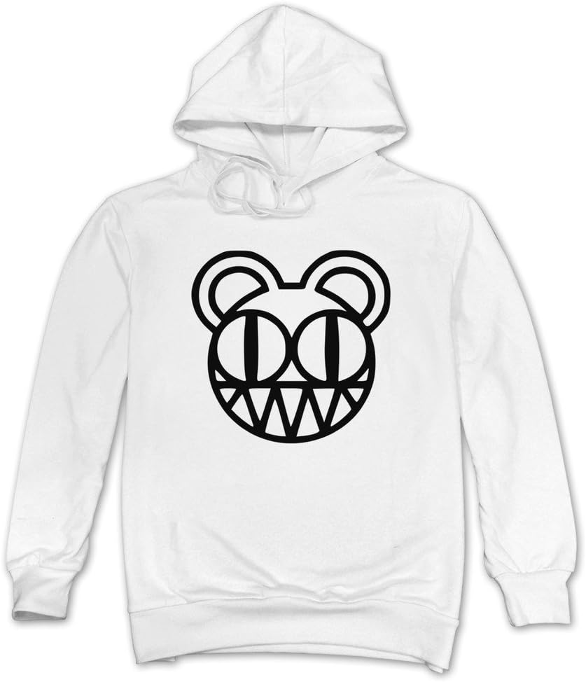 SAVIS Men's Radiohead Logo Rock Band Creep Thom Philip Hoodie 100% Cotton