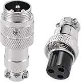 winwill 5Pcs GX16 16mm Aviation Connector Plug Docking Female Male Circular view 2