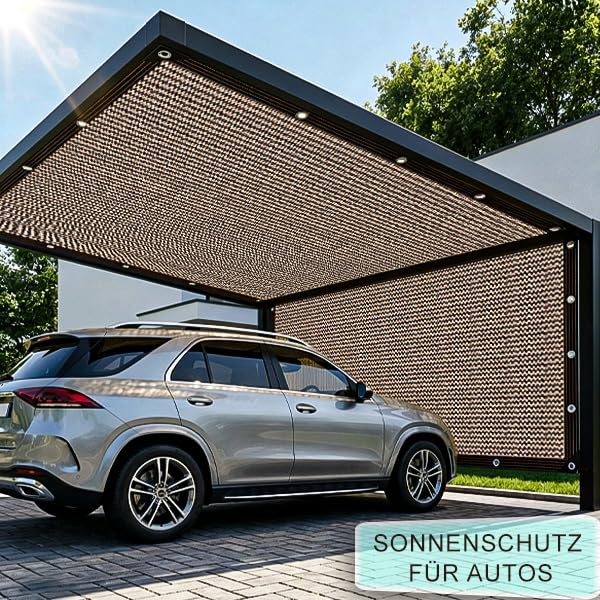 Sun Shade Net Sun Protection Net Shade Cloth | 80% UV Shade for Outdoor Patio / Balcony / Pergola / Greenhouse / Garden / Vegetable Garden