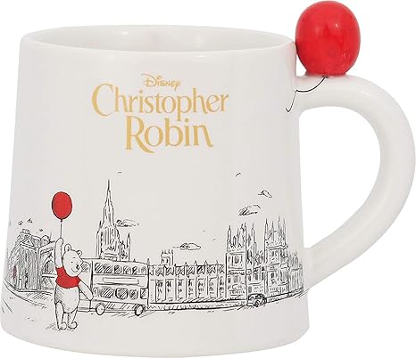 Amazon Co Jp サンアート マグカップ くまのプーさん風船 305ml ディズニー クリストファーロビン マグカップ San3025 ホーム キッチン