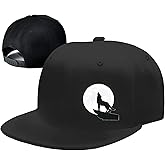 Snapback Hats for Men Flat Bill Hats for Men Fitted Hat Black Baseball Hats Hip Hop Caps