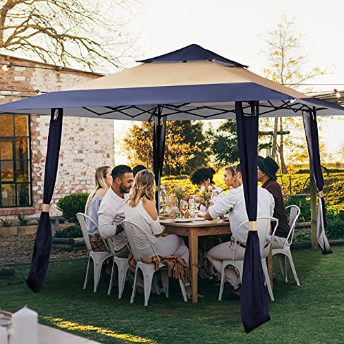 MEWAY 13'x13' Gazebos Tent for Patios, Instant Outdoor Gazebo Canopy