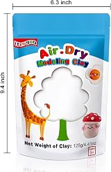 iFergoo Air Dry Clay White Ultra Light Modeling Clay 24 Hour Drying view 3
