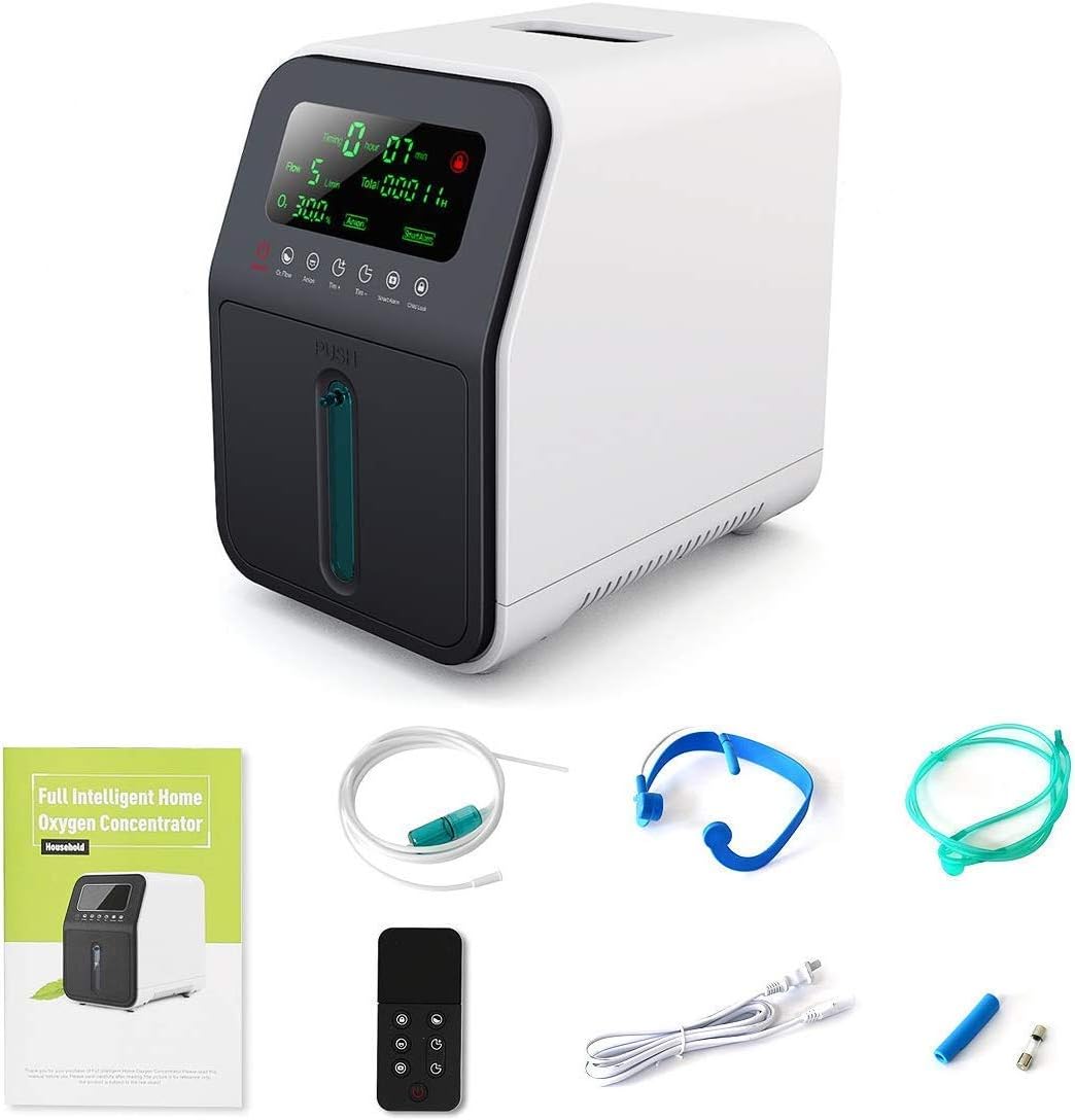 OSITO 1-5L/min Concentrator Adjustable Portable OxygenMachine for Home