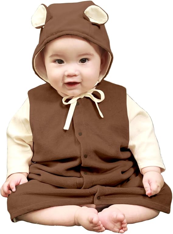 Amazon Co Jp Sweet Mommy ベビー 着ぐるみ スリーパー ロンパース 耳付きボンネット カバーオール コットン100 裏地 男の子 女の子 服 ファッション小物 Amazon Co Jp Sweet Mommy ベビー 着ぐるみ スリーパー ロンパース 耳付きボンネット カバーオール コットン100 裏地 男の子 女の子 服 ファッション小物