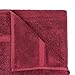 Luxury Hotel & Spa Quality, Quick Dry 100% Turkish Cotton 700 GSM, Eco Friendly Towel, for Bathroom Oversize Dobby Border Bath Towels 35 X 70 (Bath Sheet Single Towel Set of 1, Cranberry)