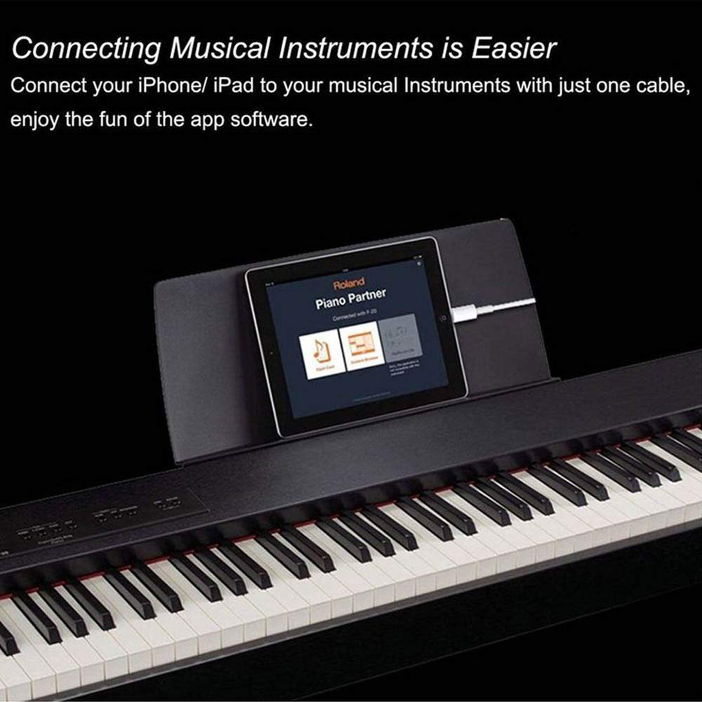 MIDI Cable Adapter USB Type B to Midi Cable OTG Cable for iPhone/iPad to Midi Controller, Electronic Music Instrument, MIDI Keyboard Converter Cable, Recording Audio Interface, 3.3FT