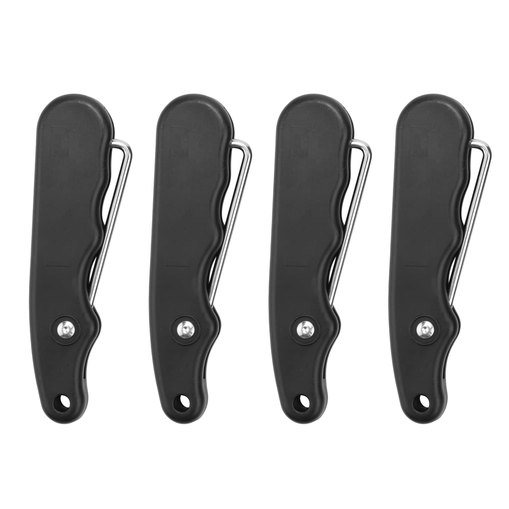 Acbmveen 4Pcs Folding Shoe Lace Puller,Portable Lace Tightener Tool,Skate Lace Tightener for Hockey Ice Skates Figure Skates Boot