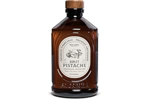 BACANHA - Organic and Raw Syrup - Pistachio Syrup - For Coffee, Cappuccino, Latte and Cocktail - 400 ml