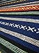 Baja Blue Saddle Blanket Bench Seat Cover Standard Fit Colorful Stripes